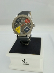 JACOB & CO Five Time Zone Diamond Gray Mens Authentic 40MM Watch JCM58DA
