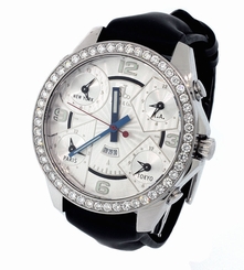 Jacob & Co. 5 Time Zone Dial 3.25ct Diamond Watch JC14-S