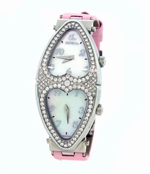 Jacob & Co. Pink Heart to Heart 2 Time Zone 1.48Ct Diamond Quartz Women's Watch