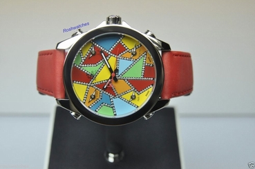 Jacob & Co. JCM117DA Five Time Zone Stainless Steel Diamond Quartz Watch