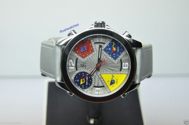 Jacob & Co Five Time Zone Diamond Accents 40mm Swiss Made Watch JC-M57DA