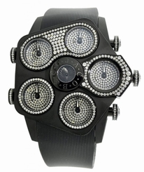 Jacob & Co. Jumbo Grand JGR5-24 Black PVD 3.95Ct White Diamond Dials 53 mm Watch