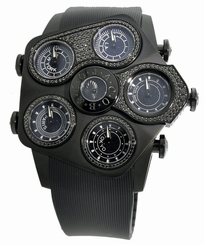 Jacob & Co. Men's Jumbo Grand JGR5-28 Black PVD 53 mm 2.15Ct Black Diamond Watch