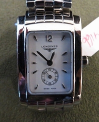 Longines Dolce Vita Luxury Ladies Watch Rectangular Analog L51554166 Swiss Made 703200054957