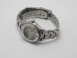 TAG HEUER WJ1110 WOMENS GREY LINK STAINLESS STEEL WATCH