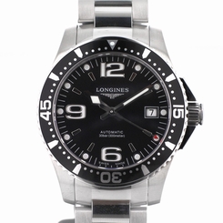 Longines Hydroconquest black 34mm - L3.641.4.56.6