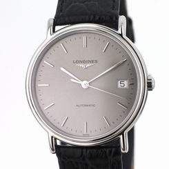  Longines Presence silver 34.5mm - L4.821.4.72.2