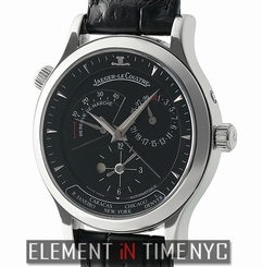 Jaeger-LeCoultre Master Control Geographic 38mm Steel Black Dial 142.84.70