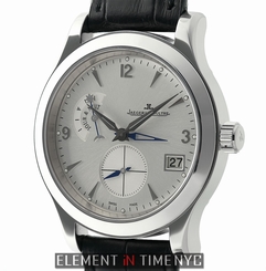 Jaeger-LeCoultre Master Hometime Steel 40mm Silver Dial 162.84.20 B+P 2012