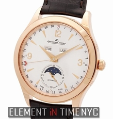  JaegerLeCoultre Rose Gold Master Calendar Moon NIB 39mm