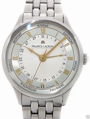 Auth MAURICE LACROIX Masterpiece Tradition MP6507 Automatic SS Men's watch