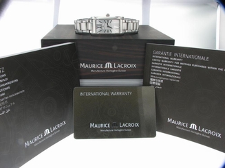 MAURICE LACROIX FIABA LADIES STAINLESS STEEL WATCH FA2164 BOX & PAPERS VERY GOOD