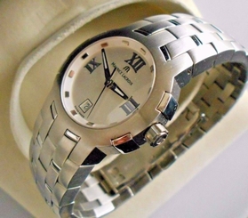 Mint Maurice Lacroix Women's Milestone Quartz Watch with Box. Ref.79861