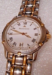 Mint Maurice Lacroix Tiago Roman SS/18K Solid Gold Quartz Swiss Watch #16643