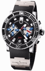 Men's Ulysse Nardin Maxi Marine Diver Chronograph 8003-102-3/92 Watch 683498401261