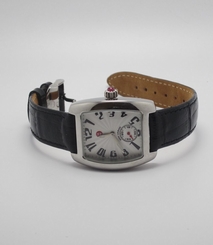 MICHELE MWW02A00A0001 MINI URBAN LEATHER BAND WATCH