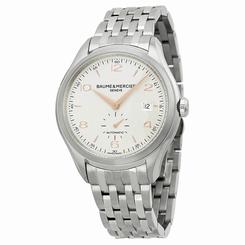 Baume And Mercier Clifton Automatic Silver Dial Mens Watch MOA10141 7613268285367