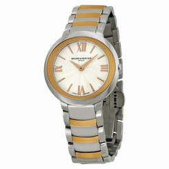 Baume And Mercier Promesse Silver Dial Two Tone Ladies Watch MOA10159 7613268327524