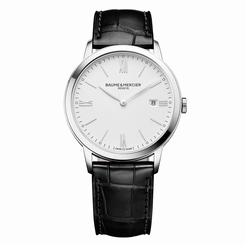 Baume and Mercier Classima  Mens Black Leather Strap Watch MOA10323