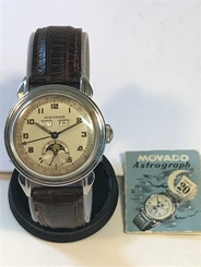 Movado Astrograph TRIPLE DATE MOON PHASE AUTOMATIC VINTAGE WATCH - RARE