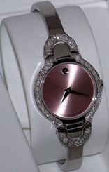 New Ladie's Movado KARA 0605284 0.60 ct.aprx.custom set Movado Diamond Watch.