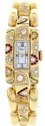 Ladies Chopard La Strada 41/7395 18K Yellow Gold Diamonds & Colored Stones