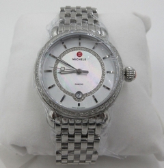 MICHELE Women's MW03T01A1963 Analog Display Swiss Quartz Stainles Steel Watch