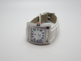 MICHELE U01190SS WOMENS MW2 DIAMOND BEZEL WATCH