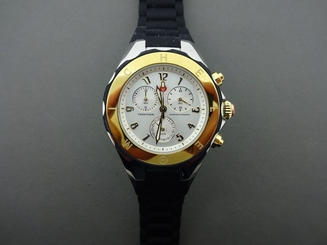  Ladies Michele MWW12F000057 Tahitian Jelly Bean Chronograph Silicon Strap