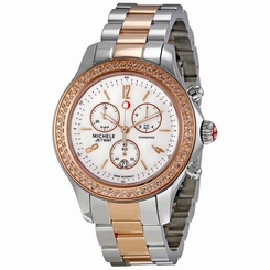 Fake AAA MICHELE WOMEN'S MWW17A000017 JETWAY 112 DIAMOND CHRONO DATE MOTHER OF P WATCH Watch