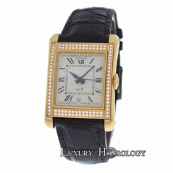 Fake AAA Ladies Bedat & Co No 7 Ref. 728 18K Yellow Gold Diamonds Automatic 25MM Watch Watch