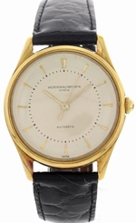  Men's Vintage Vacheron Constantin 18K Yellow Gold Watch