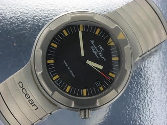 IWC PORSCHE DESIGN OCEAN 2000 AUTOMATIC MENS TITANIUM WATCH WITH PAPERS RARE