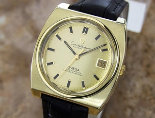 Omega Constellation Swiss Made Chronometer c1960s Gold Capped Mens Watch MX4