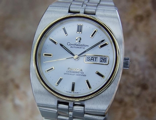 Omega Constellation Chronometer Automatic Swiss Made Mens 1970s Watch MX101