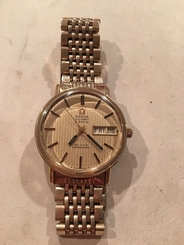 Gents Omega Electronic F300 Hz De Ville Chronometer Day/Date