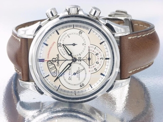 Omega DeVille Co-Axial Chronoscope Chronograph Mens Watch 4850.30.37 w/papers