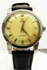 Original Omega seamaster Automatic. Bumper stainless steel 1950s