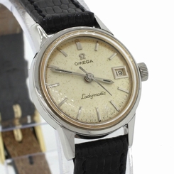 Vintage Ladies Omega Seamster Ladymatic Steel Automatic Date Watch