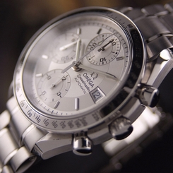 AUTHENTIC OMEGA SPEEDMASTER CHRONOGRAPH DATE AUTOMATIC MENS WRIST WATCH