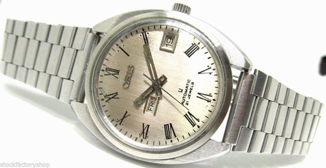 Very Rare! Swiss Made ORIS Split View Date Automatic Self-Wind Men's Watch Works