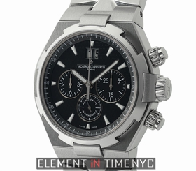 Vacheron Constantin Overseas Chronograph 42mm Steel Black Dial 49150 B+P 2015