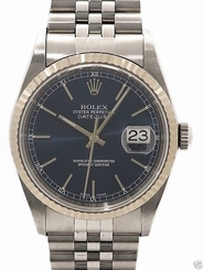 Auth ROLEX Oyster Perpetual Datejust 16234 Y Automatic SS x WG Men's watch