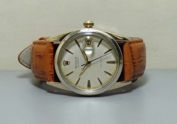 VINTAGE ROLEX OYSTERDATE PRECISION Ref # 6694 SWISS MADE MENS WRIST WATCH R148