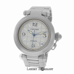 Midsize Unisex 35MM Cartier Pasha 2324 Stainless Steel Date Automatic Watch