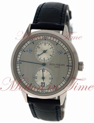  Patek Philippe 5235G-001 Annual Calendar Regulator 18kt White Gold Silver Dial