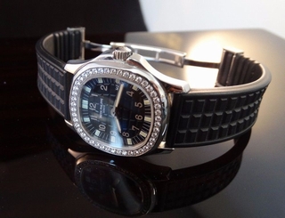 Patek Philippe Aquanaut Luce Small Diamond Bezel Stainless Steel Watch 4961A-001