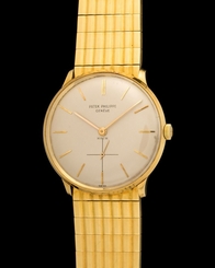 VINTAGE & RARE PATEK PHILIPPE REF. 2573 SOLO TEMPO "KOCH DIAL" SIGNED BRACELET