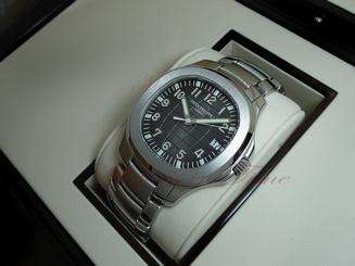 PATEK PHILIPPE 5167/1A-001 AQUANAUT STAINLESS STEEL JUMBO ON STAINLESS BRACELET