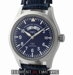 IWC Pilot UTC TZC Platinum 39mm Blue Dial Limited Edition 500 Pieces IW3251-03